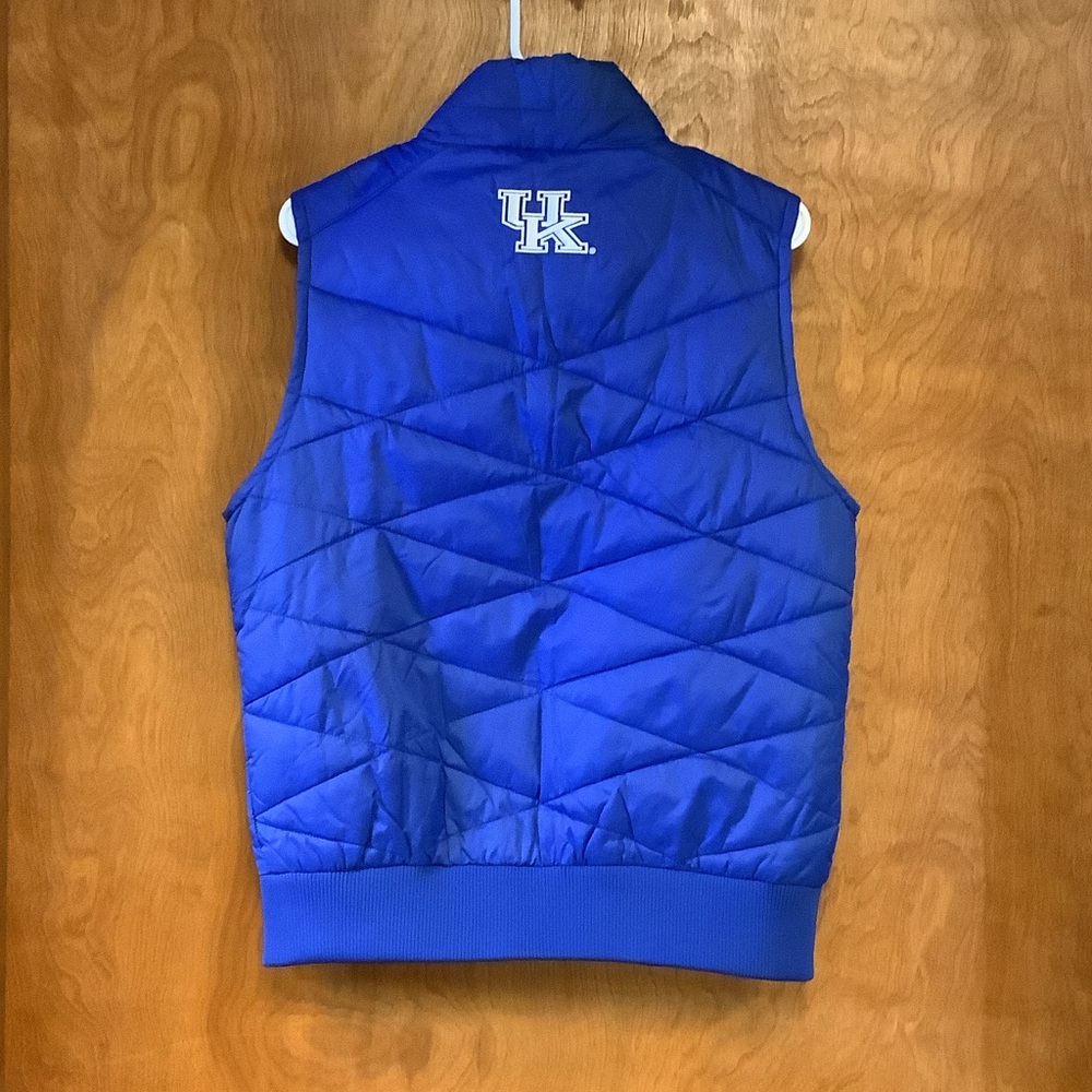 Colosseum University of Kentucky Wildcats Women’s Micro Puffer Vest Size L - Picture 2 of 13